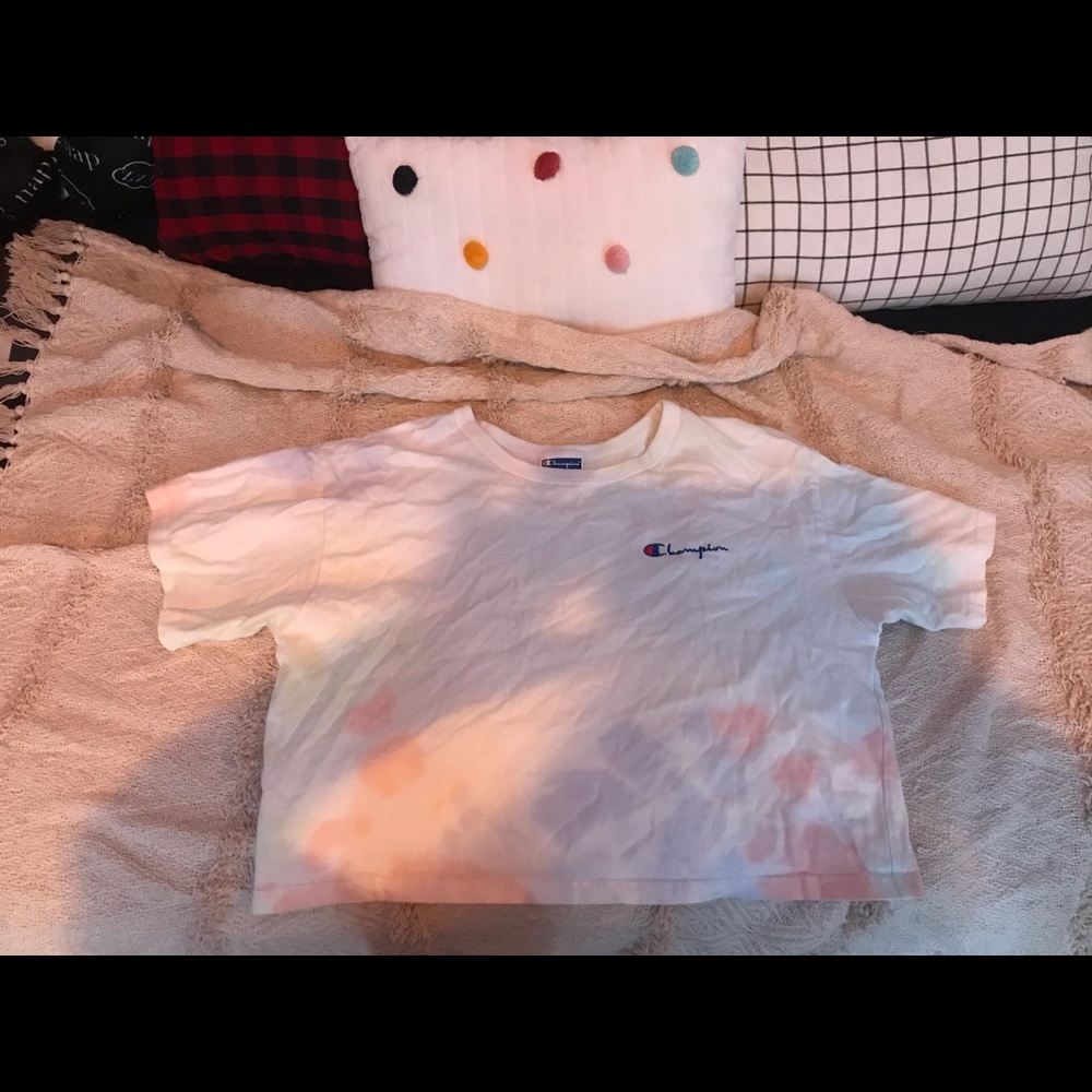 Heritage Cropped Tee, Cloud Dye